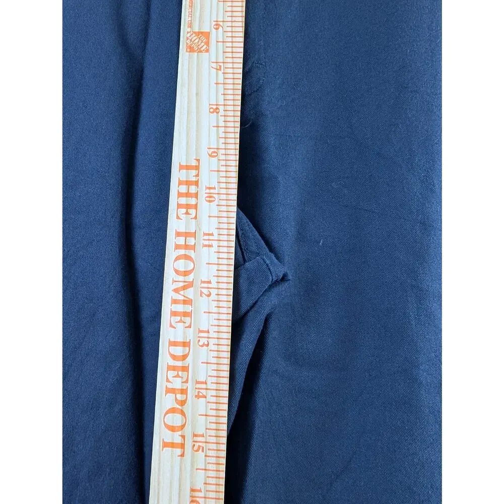 Dickies Navy Blue Chino Mens 36x28 Casual Workwear‎ Pants Straight Relaxed Fit